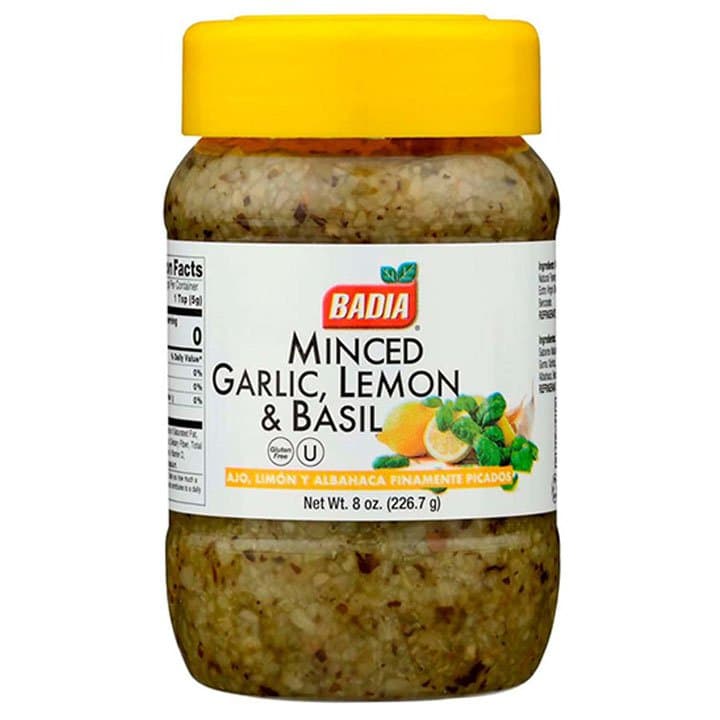BADIA ACEITE AJO LIMON Y ALBAHACA 8oz
