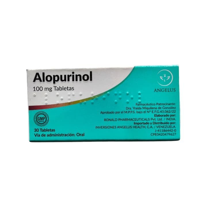 ALOPURINOL 30tabX100mg ANGELUS   