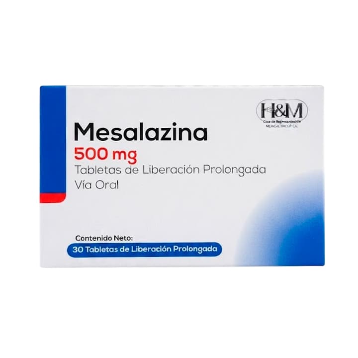 MESALAZINA 500MG 30TAB H&M - 1