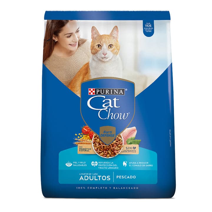 CAT CHOW ADULTO PESCADO PREBIOTICOS 1.5Kg - 1