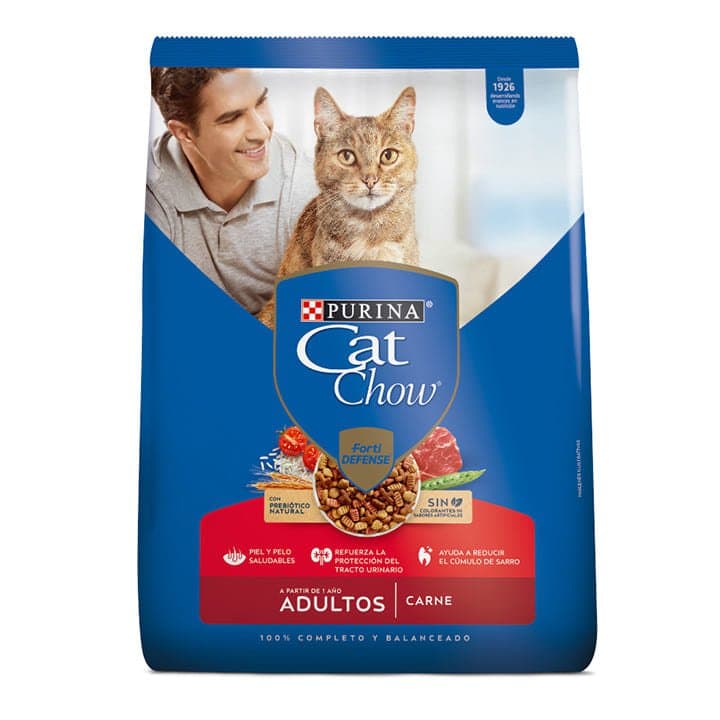CAT CHOW ADULTO CARNE PREBIOTICO 1.5Kg