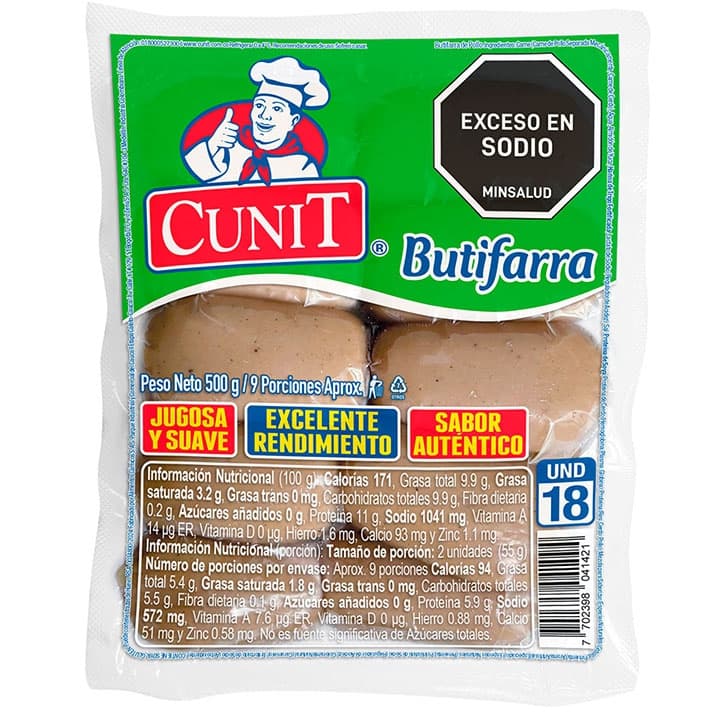 CUNIT BUTIFARRA 500gr 