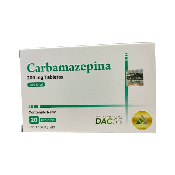 CARBAMAZEPINA 20tabX200mg DAC55  