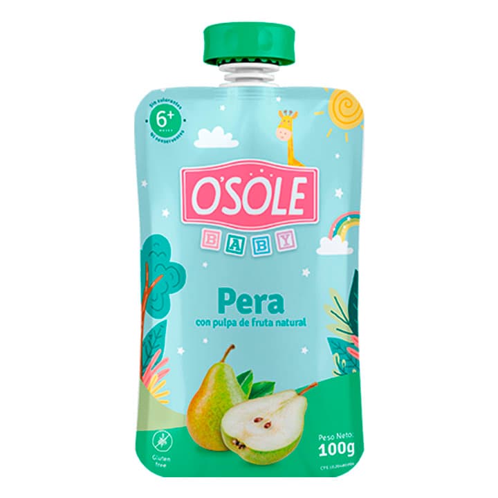 OSOLE POUCH COMPOTA PERA 100g - 1