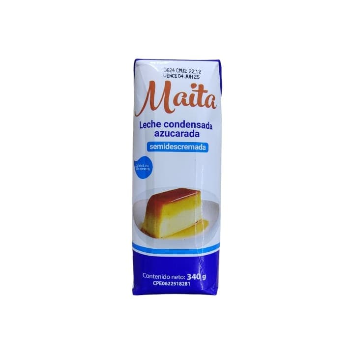 MAITA LECHE CONDENSADA SEMI DESCREMADA 340g