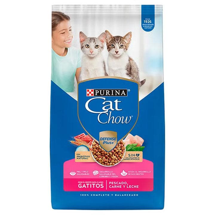 CAT CHOW GATITOS PESC/CAR/LEC 500g