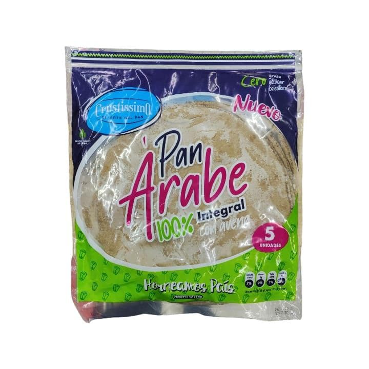 CRUSTISSIMO PAN ARABE INTEGRAL 5und