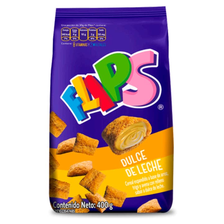 FLIPS DULCE DE LECHE BOLSA 400g - 1