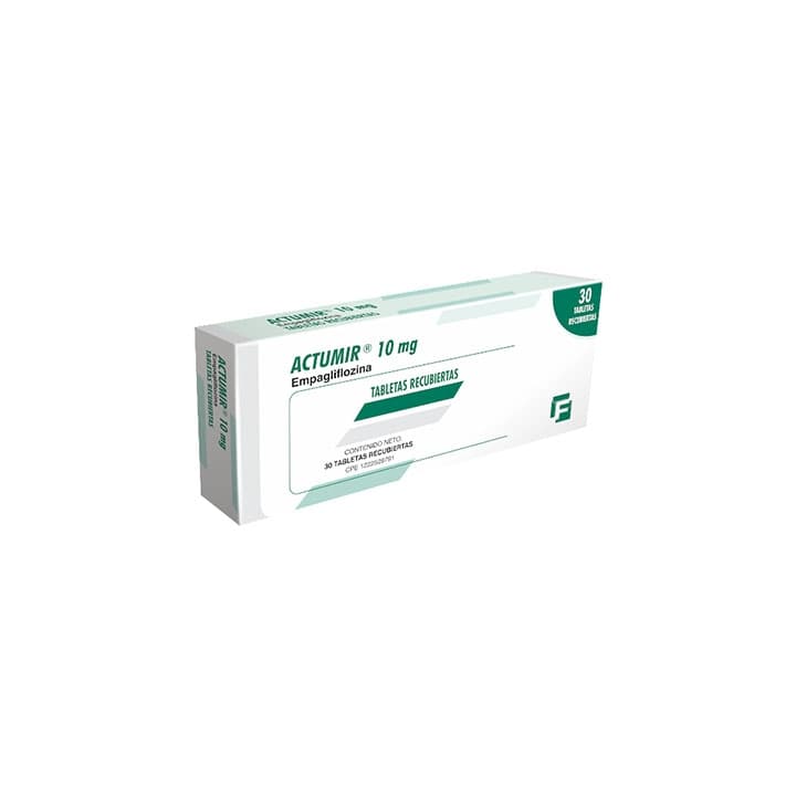 ACTUMIR 30tblX10mg LAB FARMA EMPAGLIFLOZINA