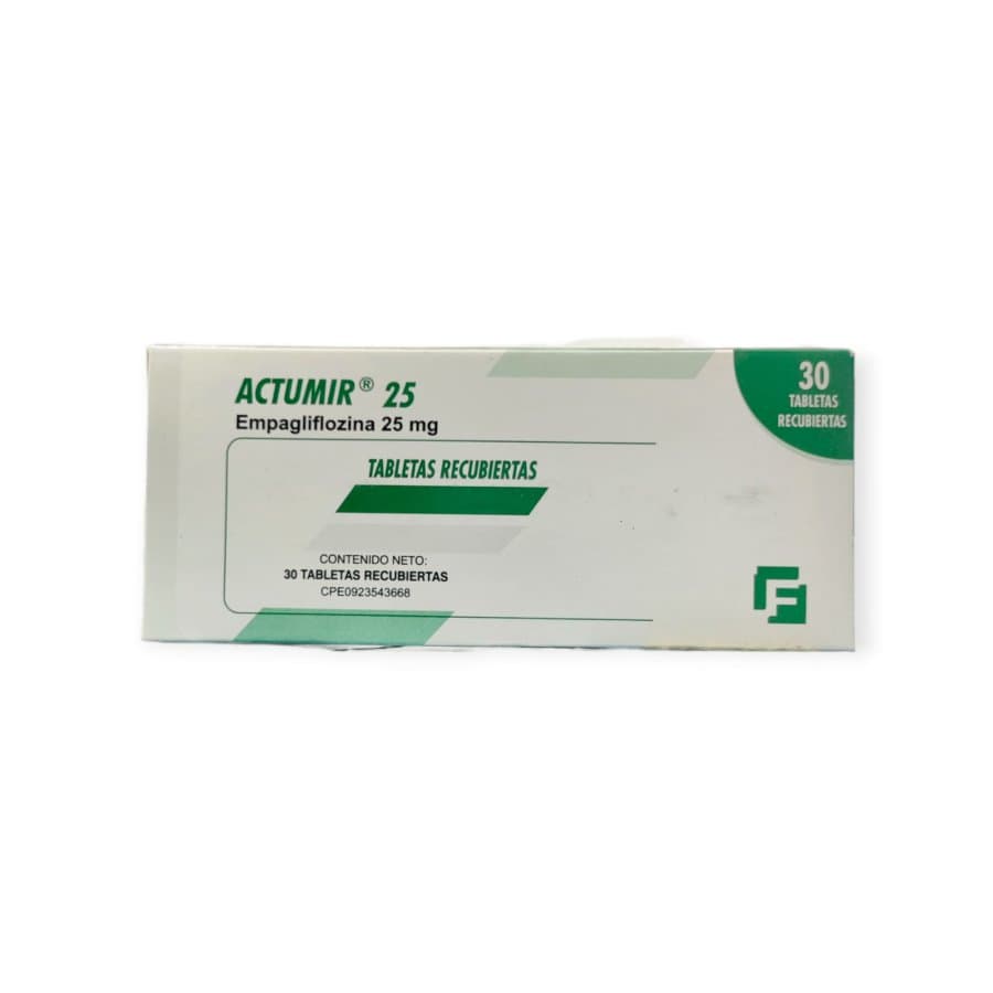 ACTUMIR 30tabX25mg LAB FARMA EMPAGLIFLOZINA