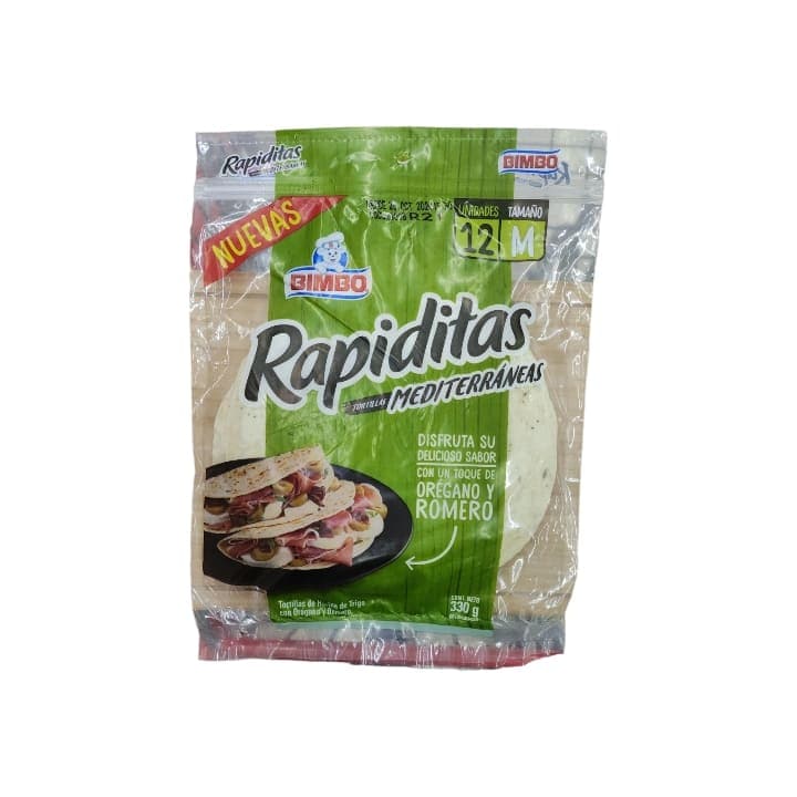 BIMBO TORTILLA MEDITERANEO 330g - 1