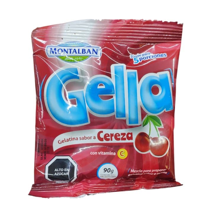 MONTALBAN GELATINA CEREZA 90g - 1