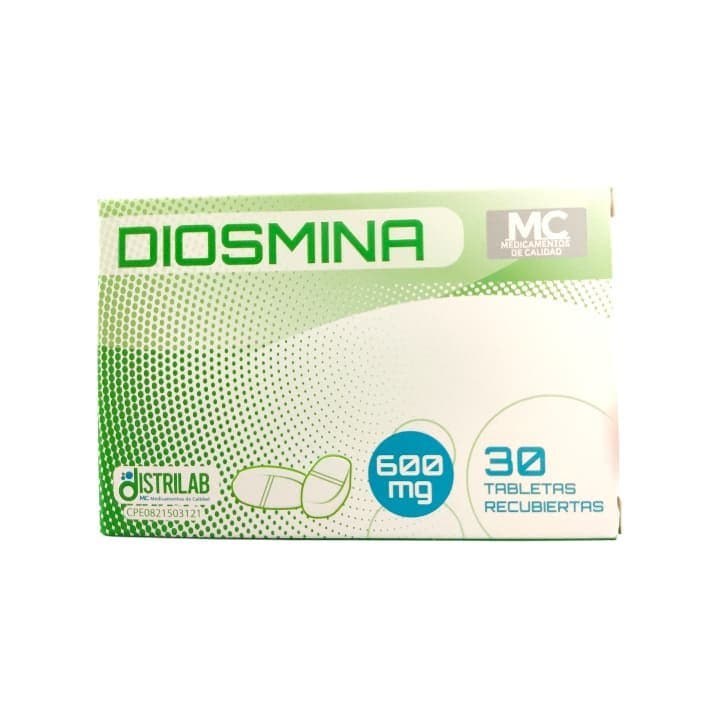 DIOSMINA DISTRILAB 600mg 30comp