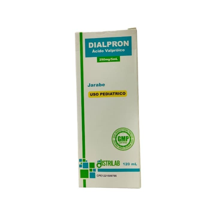 DIALPRON 250mgX5ml 120ml DISTRILAB ACIDO VALPROICO - 1