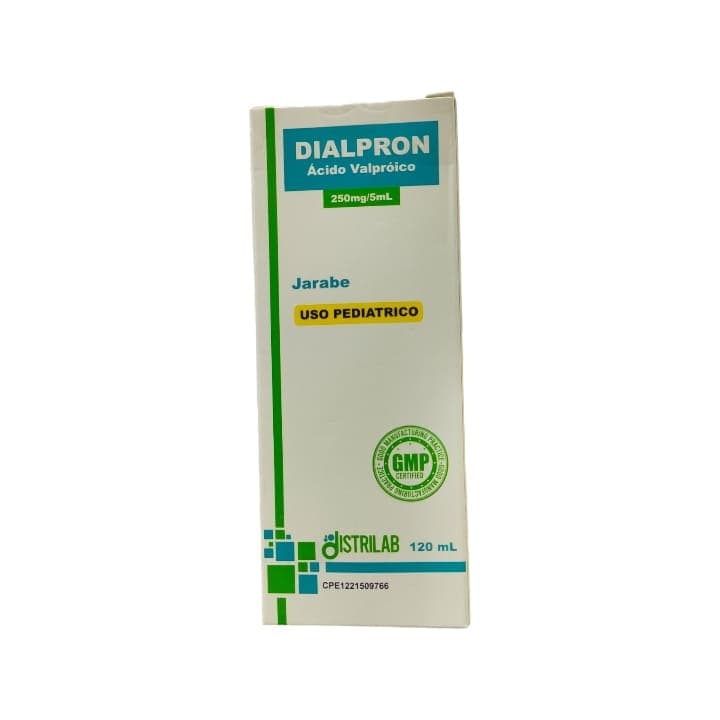 DIALPRON 250mgX5ml 120ml DISTRILAB ACIDO VALPROICO