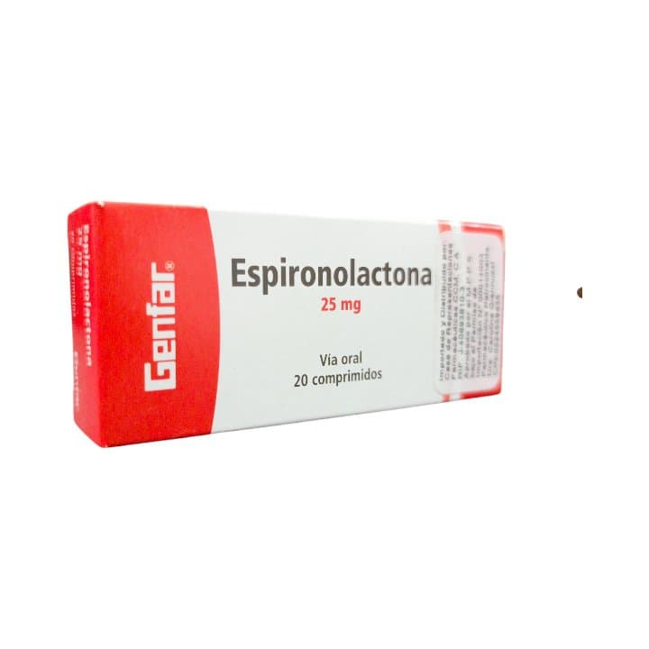 ESPIRONOLACTONA 30tabX25mg DAC55