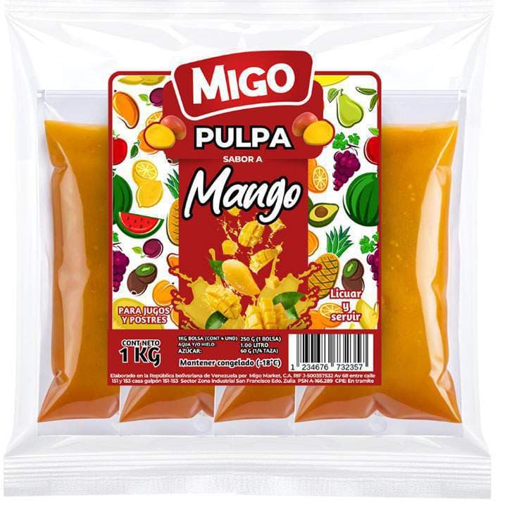 MIGO PULPA MANGO 1Kg 