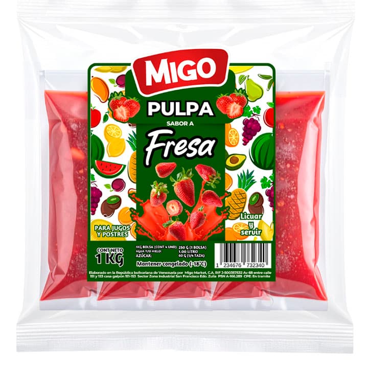 MIGO PULPA FRESA 1Kg - 1