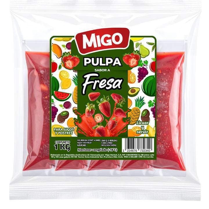 MIGO PULPA FRESA 1Kg 