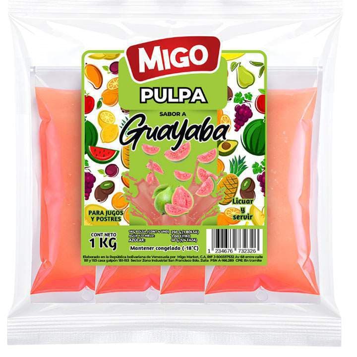 MIGO PULPA GUAYABA 1Kg 