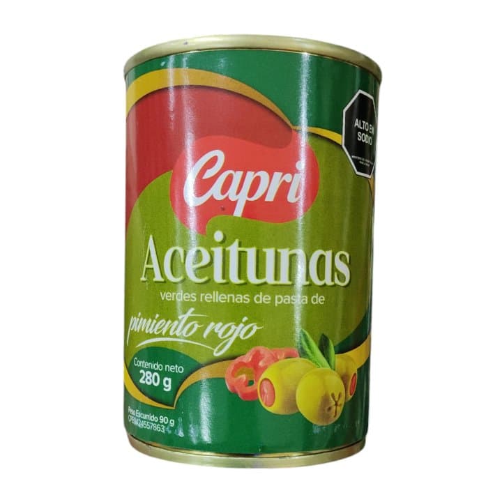 CAPRI ACEITUNA RELLENA CON PIMENTON 300g - 1