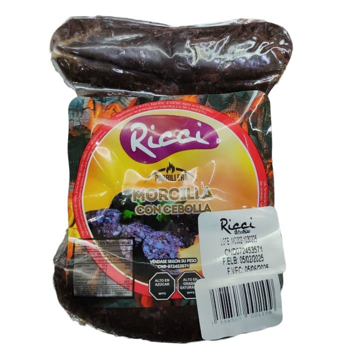 RICCI MORCILLA CON CEBOLLA Kg - 1