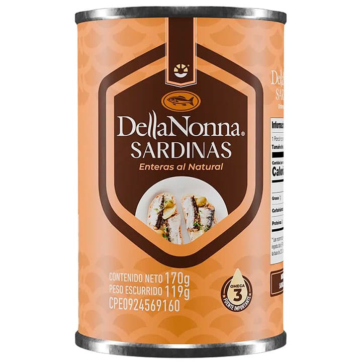 DELLANONNA SARDINA NATURAL 170g - 1
