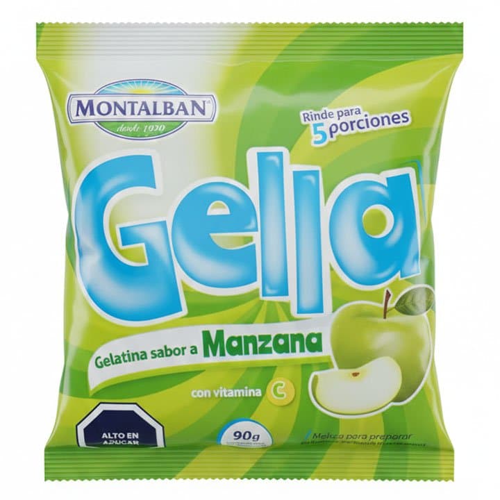 MONTALBAN GELATINA MANZANA 90g - 1