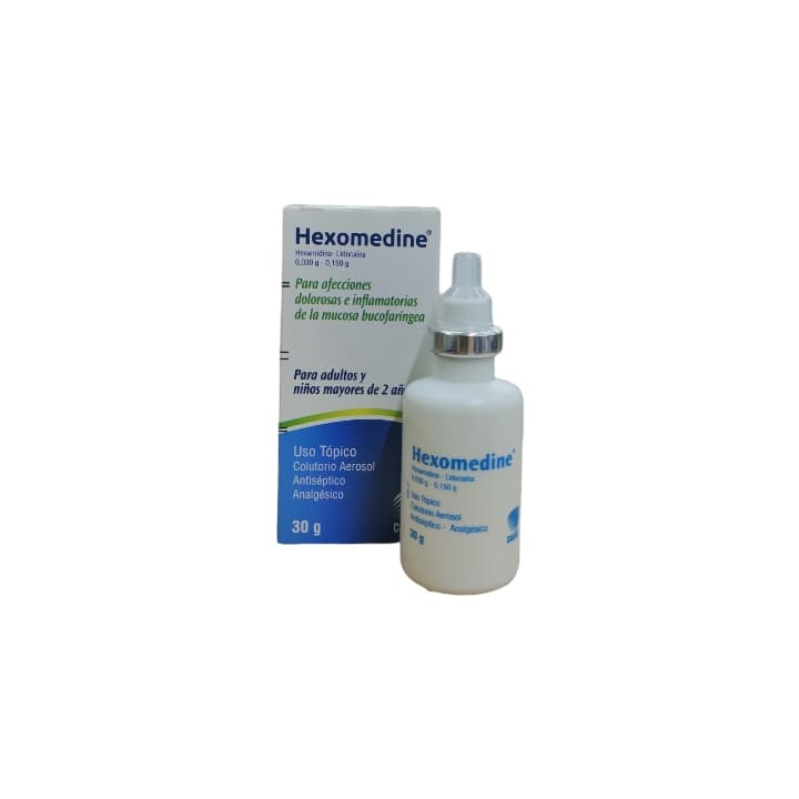 HEXOMEDINE 30mg CALOX HEXAMIDINA LIDOCAINA - 1