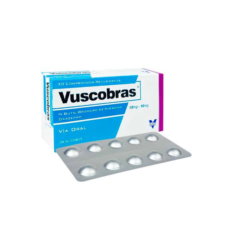 VUSCOBRAS VARGAS 30tabX10mg/10mg - 1