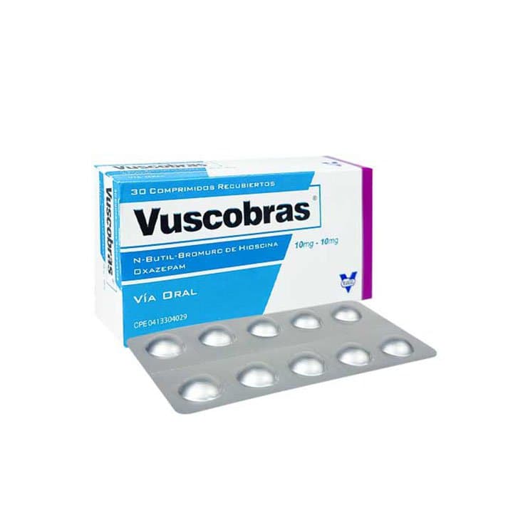 VUSCOBRAS VARGAS 30tabX10mg/10mg