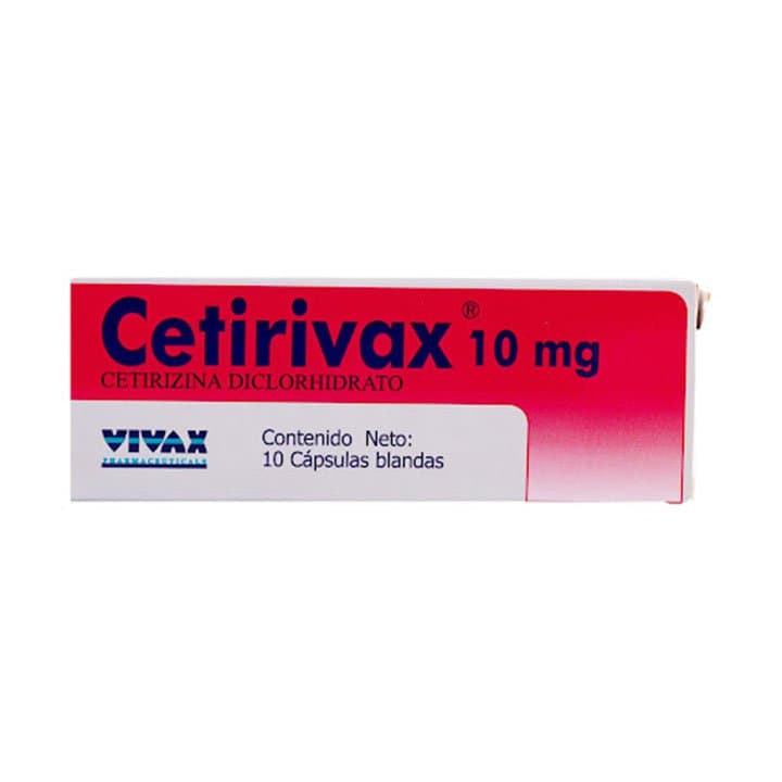 CETIRIVAX 10tabX10mg CALOX CETIRIZINA