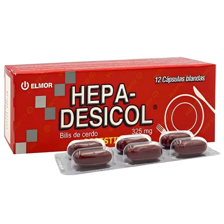 HEPADESICOL ELMOR 12tab      
