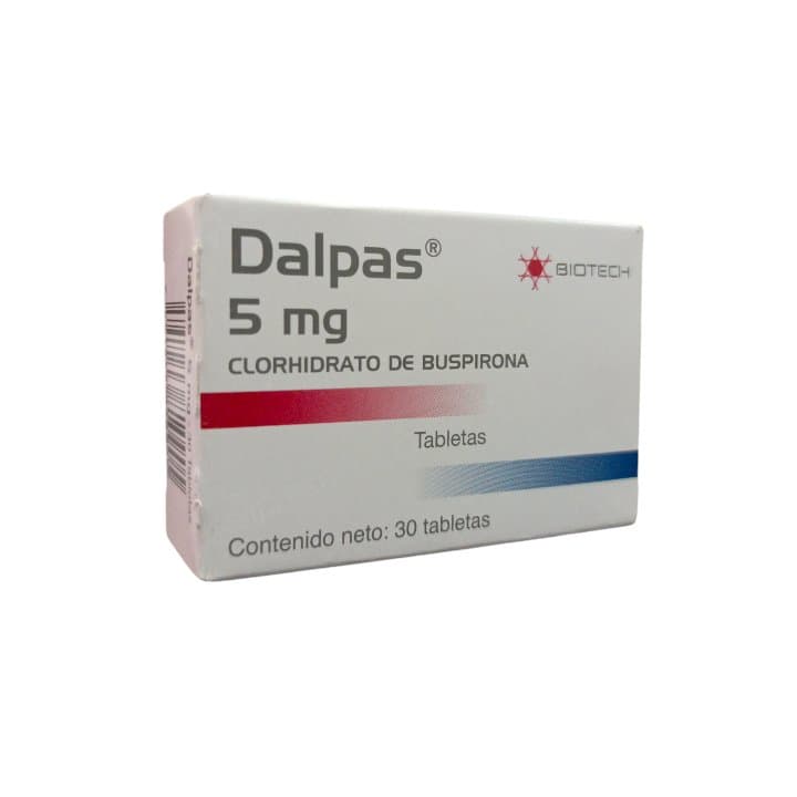 DALPAS 30tabX5mg BIOTECH CLORHI BUSPIRONA