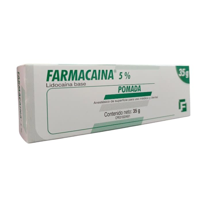 FARMACAINA 5%X35mg LAB FARMA LIDOCAINA 