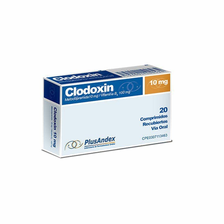 CLODOXIN 20compX10/100mg PLUSANDEX METOCLOPRA